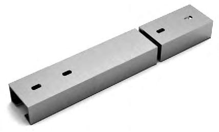 Perfilado 2 furos 38x19mm